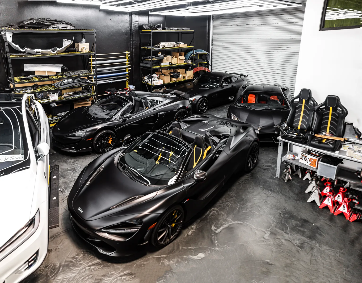 Premium garage floor finish